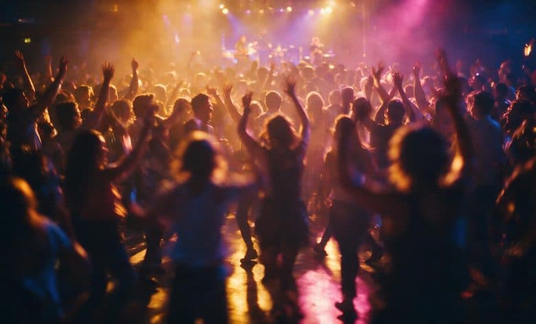 Piste de danse pendant une soirée